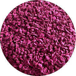 Резиновая крошка сиреневая