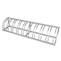 Велопарковка Гамма-Кси 10N (из нерж. стали) на 10 веломест цельносварная