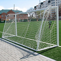 Ворота футбольные 7,32х2,44, переносные d=89 мм (А103)