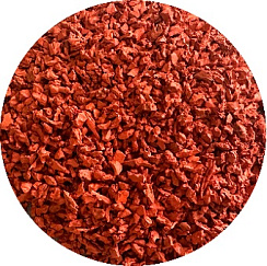 Резиновая крошка оранжевая