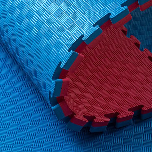 Будо-маты спортивные — 25 мм, синий/красный