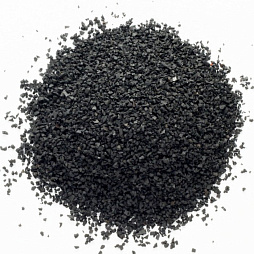 Резиновая крошка черная