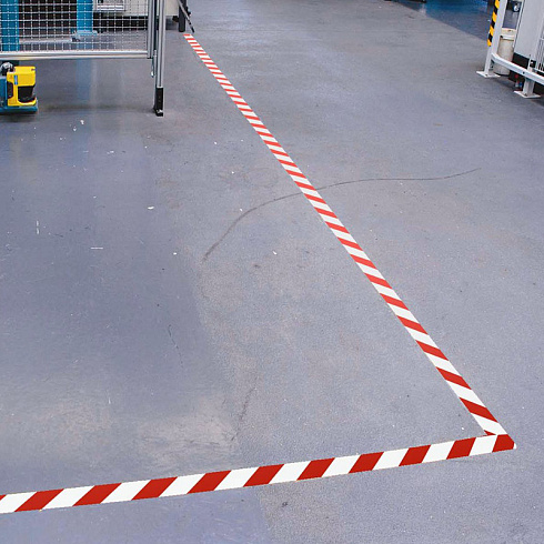 Сигнальные ПВХ ленты для разметки и маркировки (гладкие)