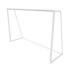 Ворота футбольные юношеские 5,0х2,0 компл без сетки