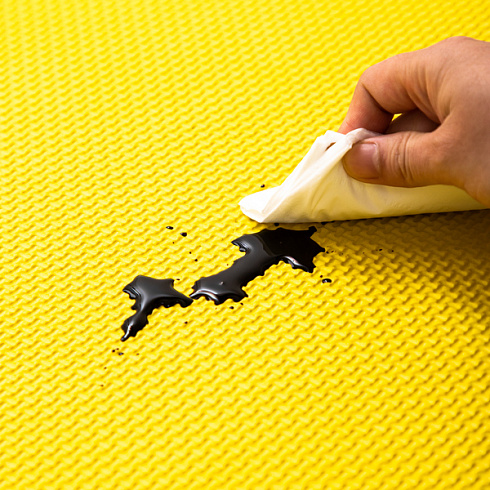 Коврик-пазл — 60х60 см, желтый