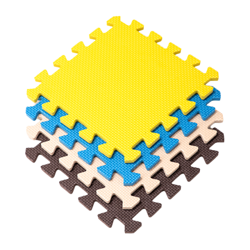 Коврик-пазл — 30х30 см, желтый