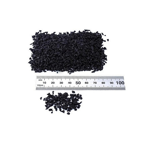 Резиновая крошка черная фракция 2-4 мм