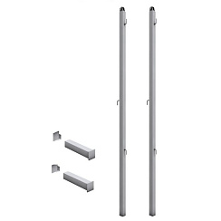 Стойки бадминтонные со стаканами, стационарные (А406)