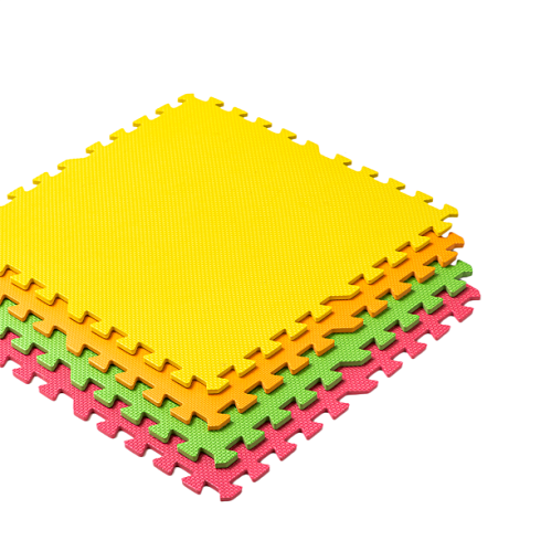 Коврик-пазл — 60х60 см, желтый