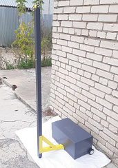 Стойки бадминтонные мобильные с противовесами по 50 кг игровые (А424)