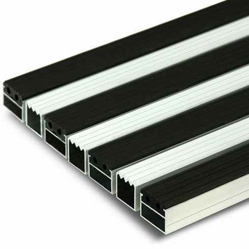 Решетка "резина + скребок + ворс"